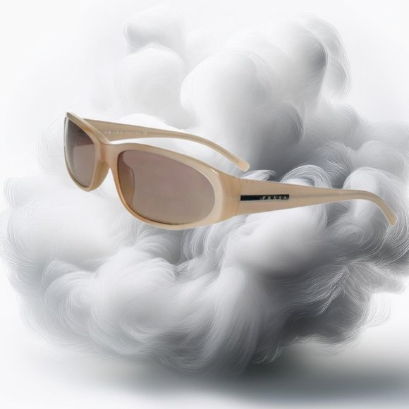 Prada Logo SPR05F Pearlescent Full Rim Luxury In Every Detail Sunglasses - Picture 1 of 15